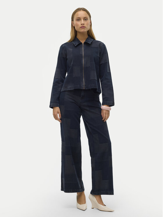 Vero Moda Vero Moda Geacă de blugi Likka 10321078 Bleumarin Loose Fit