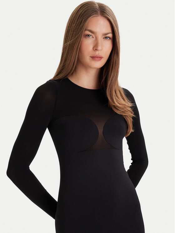 Wolford Wolford Koktejlové šaty Bustier 57200 Čierna Slim Fit