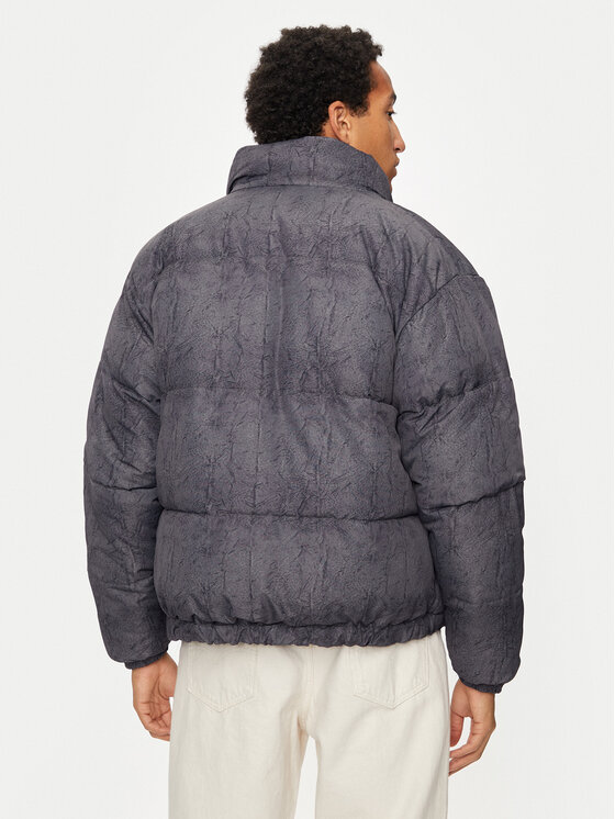 Karl Kani Karl Kani Зимно яке Retro Crackle 60760020 Сив Regular Fit