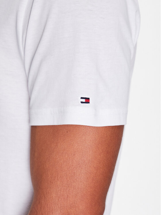 Tommy Hilfiger Tommy Hilfiger Тишърт UM0UM02916 Бял Regular Fit