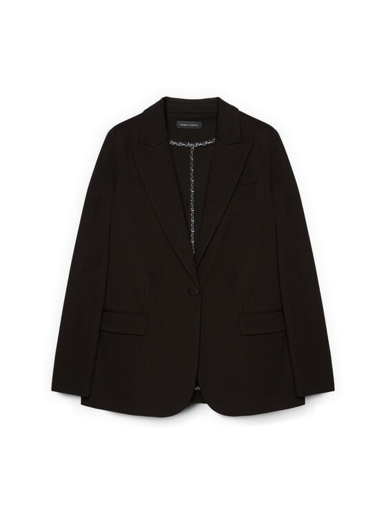 Fiorella Rubino Fiorella Rubino Giacca di transizione Q540T000223N033 Nero Regular Fit