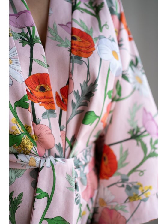 White pocket White pocket Kimono kimono Różowy Regular Fit