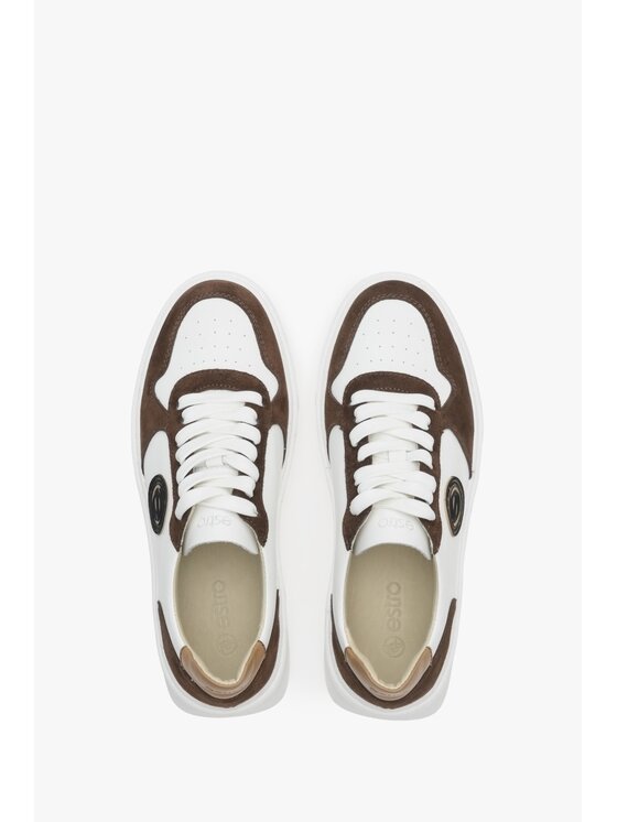 Estro Estro Sneakersy ER00113061 Brązowy