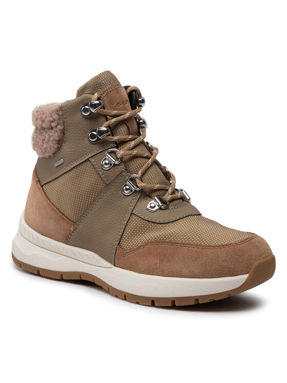 Geox Geox Polokozačky D Braies Abx A D26BEA 01122 C3C5Z Zelená