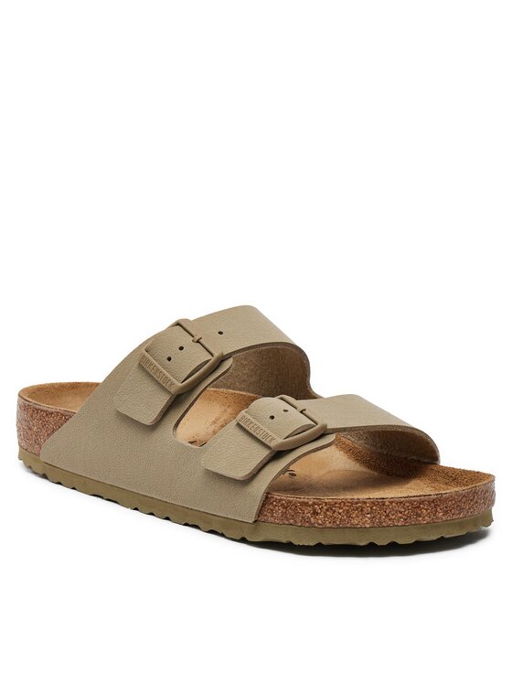 Birkenstock Birkenstock Παντόφλες Arizona Birko-Flor 1027704 Χακί
