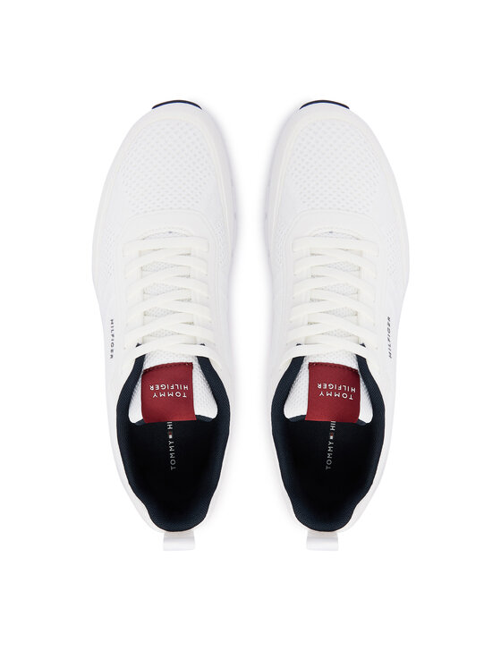 Tommy Hilfiger Tommy Hilfiger Αθλητικά Light Knitted Hilfiger Runner FM0FM06010 Λευκό