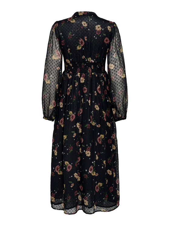 ONLY ONLY Haljina za svaki dan Eliza 15355021 Crna Regular Fit