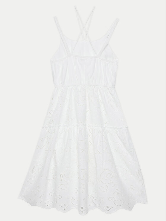 Guess Guess Každodenné šaty J5GK30 WH7D0 Biela Regular Fit