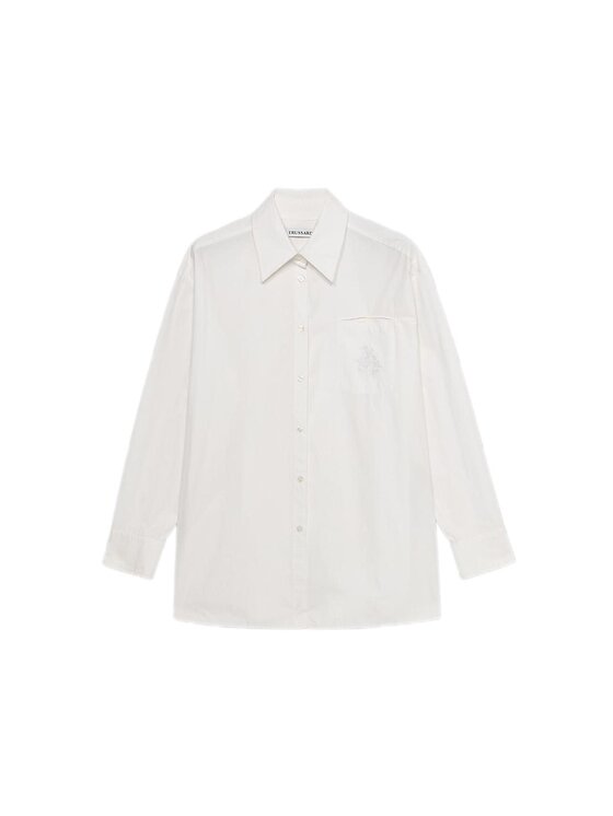 Trussardi Trussardi Camicia 51426000025N001 Bianco Over Fit