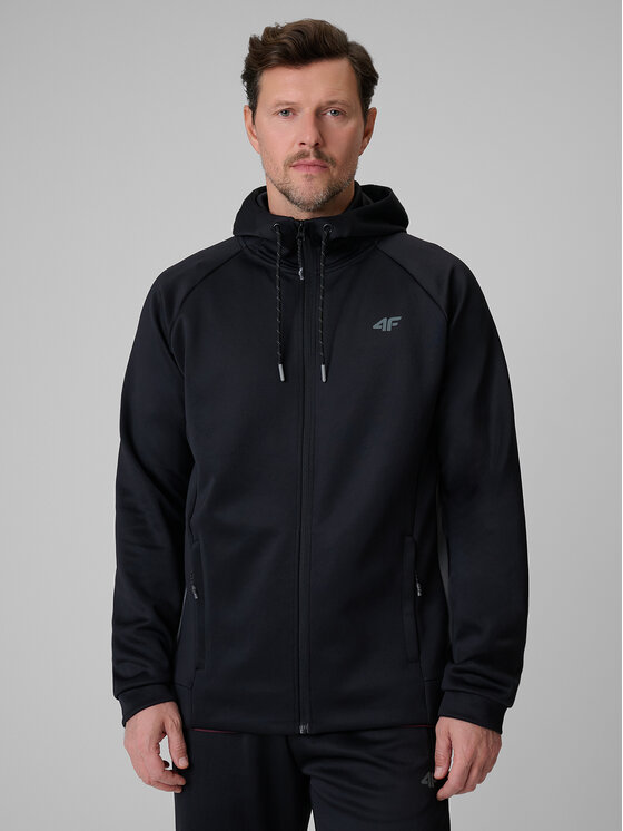 4F 4F Bluza VICTORY PACK Czarny Regular Fit