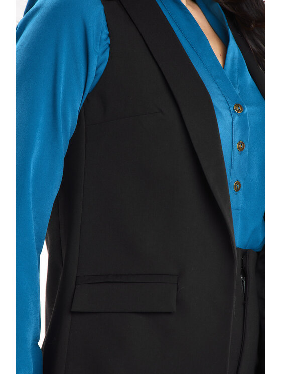 Awama Awama Kamizelka A650 Czarny Basic Fit