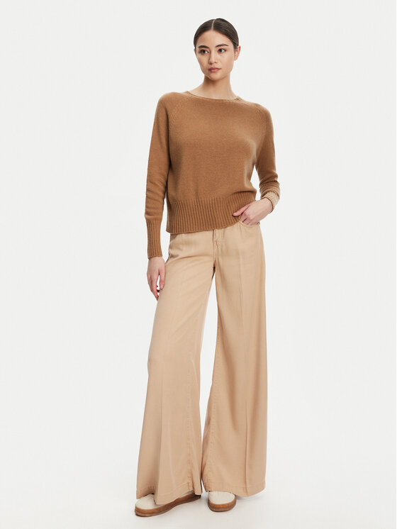 Marella Marella Pulover Spider 2523366354 Rjava Oversize