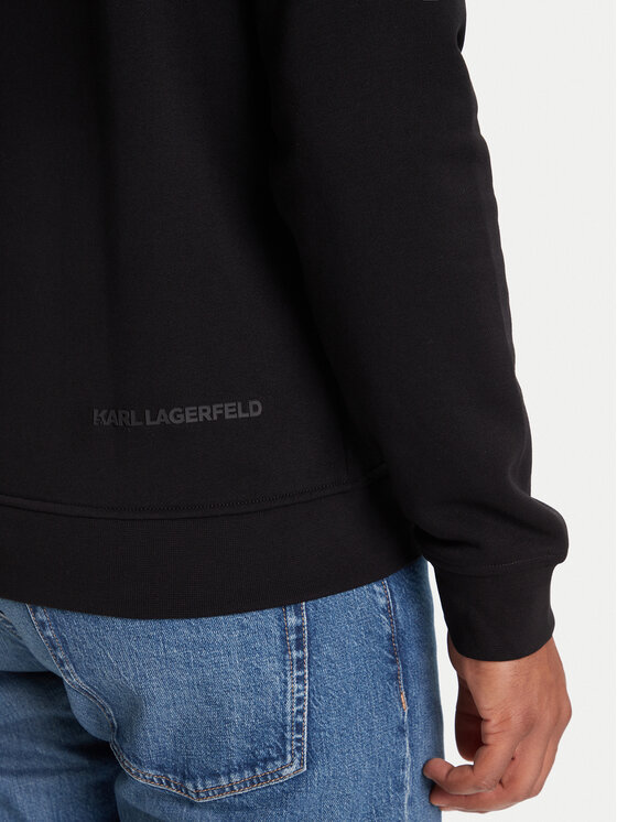 KARL LAGERFELD KARL LAGERFELD Світшот 705039 553910 Чорний Regular Fit
