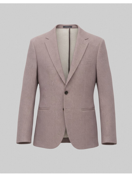 Borgio Borgio Marynarka Esine Fioletowy Slim Fit