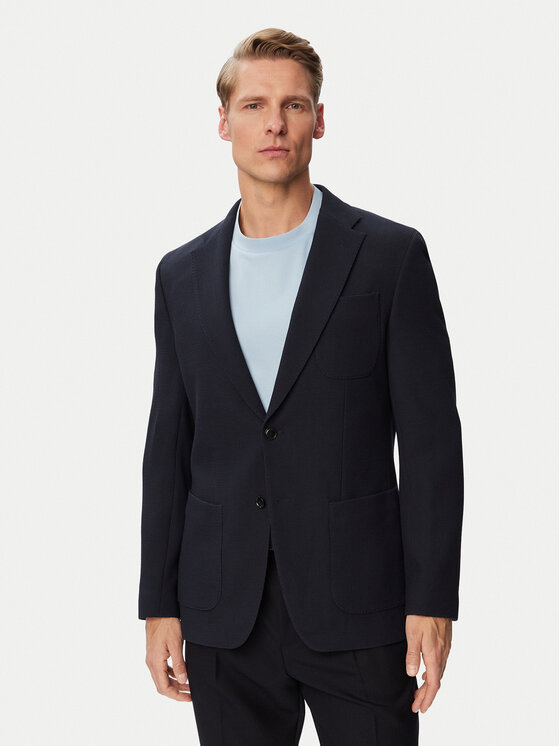 BOSS Sacou H-Hutson-3PP-263 50567514 Bleumarin Slim Fit