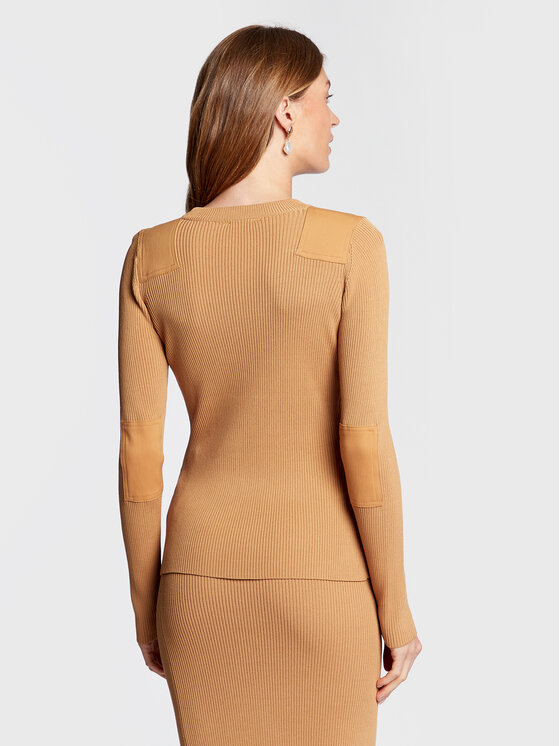 Notes Du Nord Notes Du Nord Džemperis Elena 12791 Brūns Slim Fit