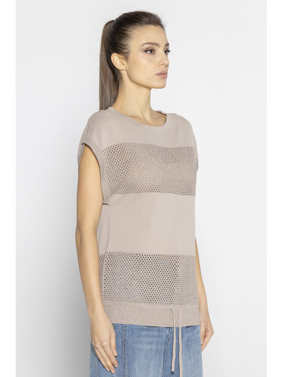 Deni Cler Milano Deni Cler Milano Sweter T-DC-S205-E2-20-13-1 Beżowy