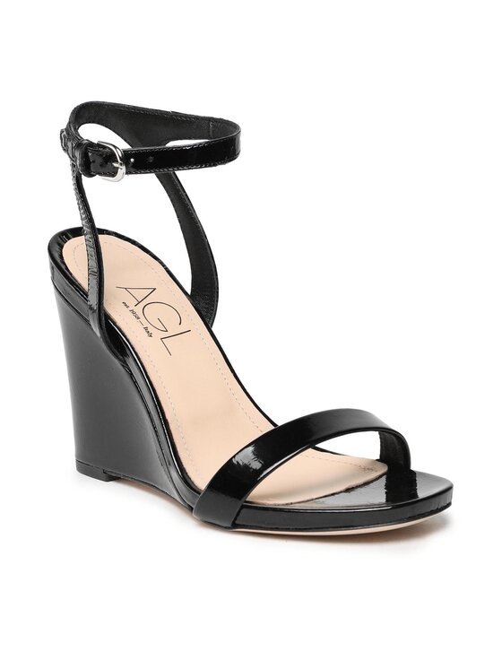 AGL AGL Sandalen Demi D676005PHPLUME0000 Schwarz
