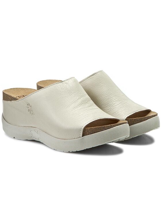 Fly London Mules sandales de bain Wigg P143672004 Beige Modivo