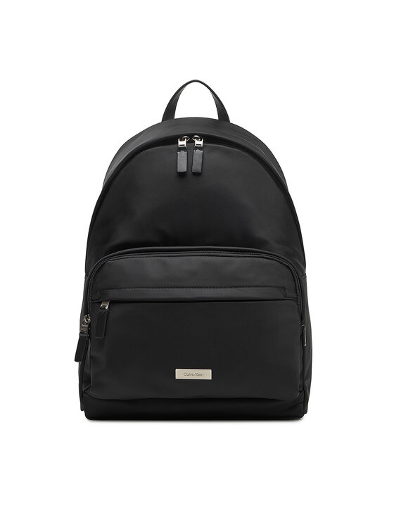 Calvin Klein Calvin Klein Nahrbtnik Sleek Round Backpack LV04D3143G Črna