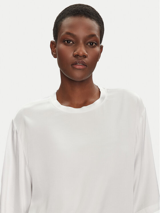 ViCOLO ViCOLO Μπλουζάκι TD0013 Λευκό Relaxed Fit