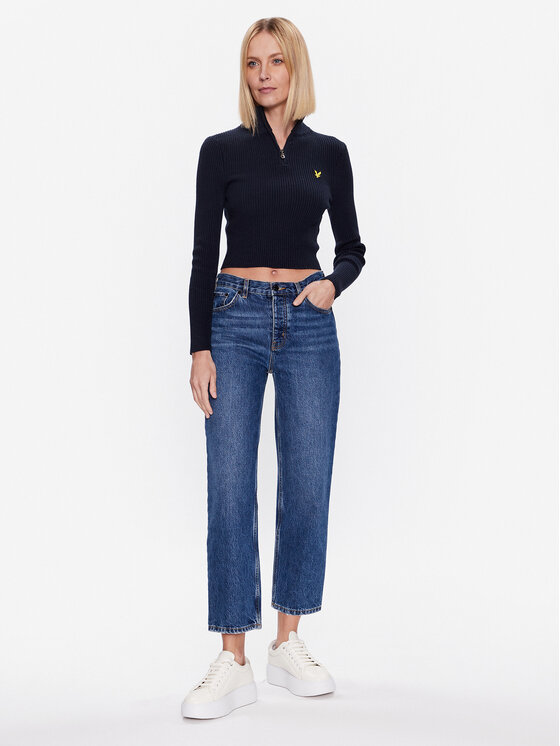 Lyle & Scott Lyle & Scott Πουλόβερ KNW1801V Σκούρο μπλε Regular Fit