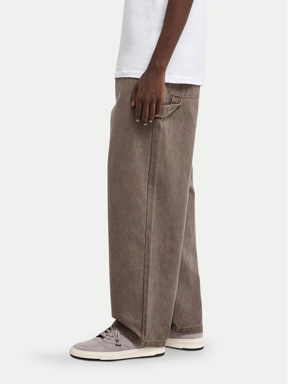 Element Element Pantaloni di tessuto Big Carpenter Canvas ELYNP00201 Marrone Relaxed Fit