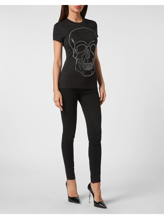 PHILIPP PLEIN PHILIPP PLEIN T-Shirt 2181 Czarny Regular Fit