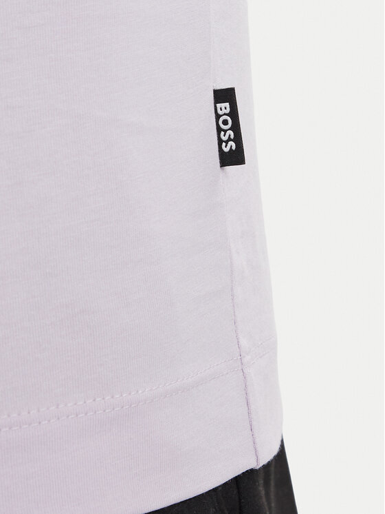 BOSS BOSS T-Shirt Thompson 01 50468347 Fioletowy jasny Regular Fit