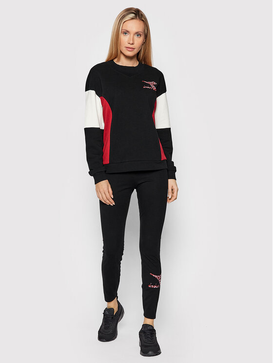 Diadora Diadora Legginsy Lush 102.177784 Czarny Slim Fit