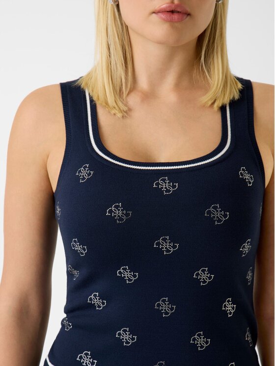 Guess Guess Svetr 181276 Modrá Classic Fit