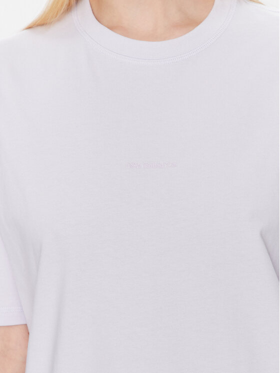 New Balance New Balance T-Shirt Athletics Nature WT23556 Fioletowy Relaxed Fit