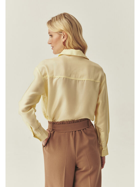 TATUUM Tatuum Koszula FREYA Żółty Classic Fit