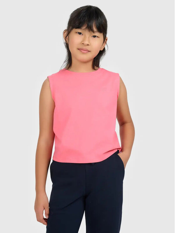 4F 4F T-Shirt 4FJWSS26TSLEF266 Różowy Active Fit