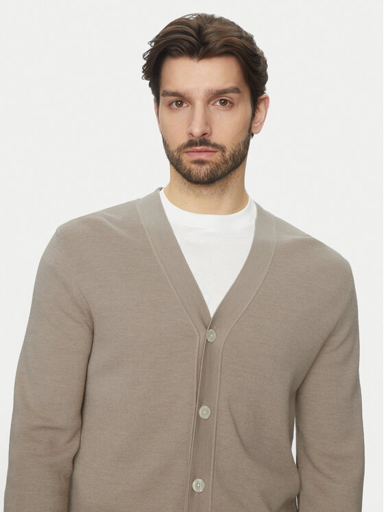 Selected Homme Selected Homme Kardigán Tray 16097127 Bézs Regular Fit
