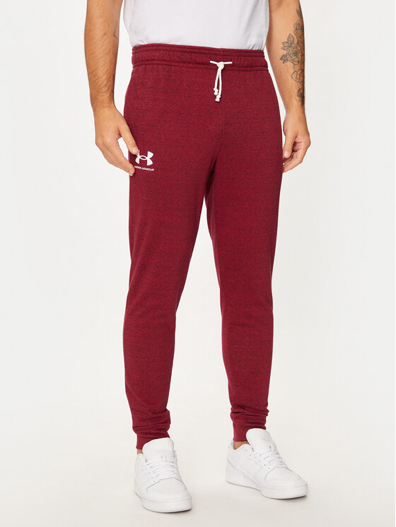 Under Armour Spodnji Del Trenirke Ua Rival Terry Jogger 1380843 Rdeča Fitted Fit