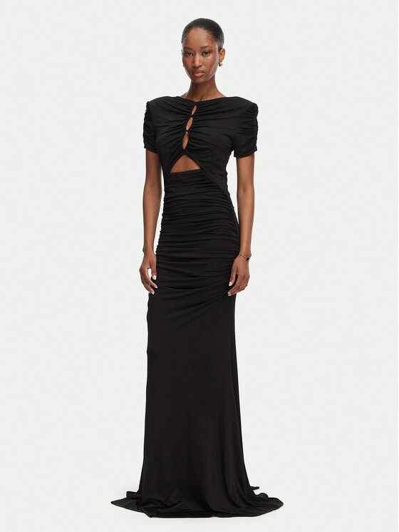 Babylon Rochie de seară MF0200 Negru Slim Fit