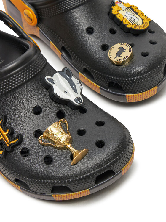 Crocs Crocs Natikači Harry Potter Classic Hufflepuff Clog 210529 Črna