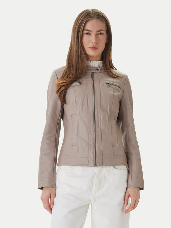 ONLY ONLY Tehisnahast jope Bandit 15081400 Beež Regular Fit