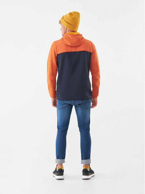 Viking Viking Kurtka softshell Creek Hoodie Bamboo Man Pomarańczowy Regular Fit