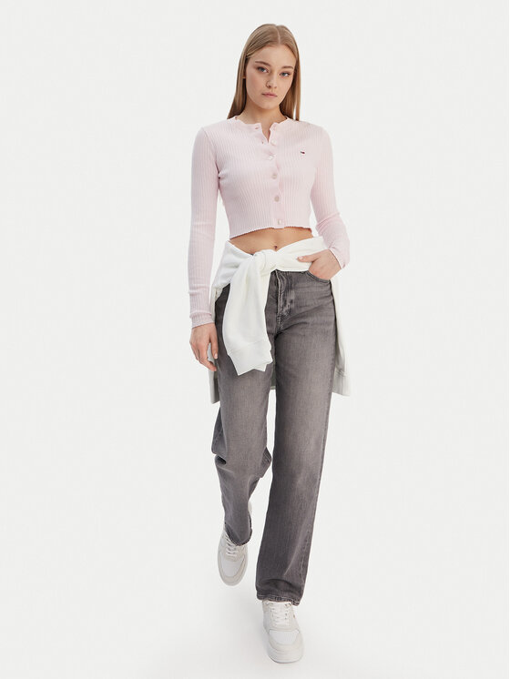 Tommy Jeans Tommy Jeans Jeansy Kira DW0DW22424 Šedá Straight Fit