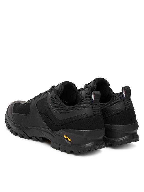 Tommy Hilfiger Tommy Hilfiger Laisvalaikio batai Vibram Low Runner Tech FM0FM05657 Juoda