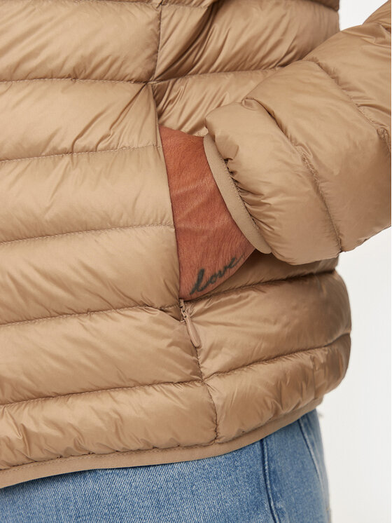 Jott Jott Pūkinė striukė Mat P000MDOW02 Smėlio Slim Fit