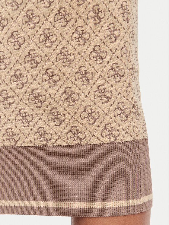 Guess Guess Spódnica ołówkowa W6YD19 Z0961 Beżowy Slim Fit
