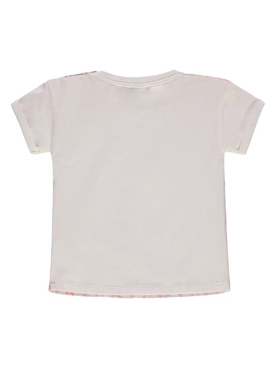 Kanz Kanz T-Shirt 1833683-1000 Biały Basic Fit
