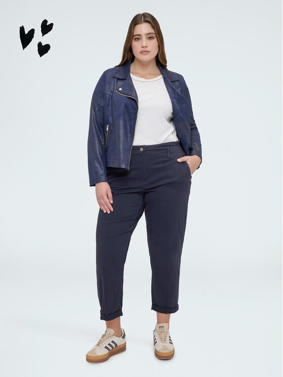 Fiorella Rubino Fiorella Rubino Pantaloni di tessuto P706T005159N034 Blu Regular Fit