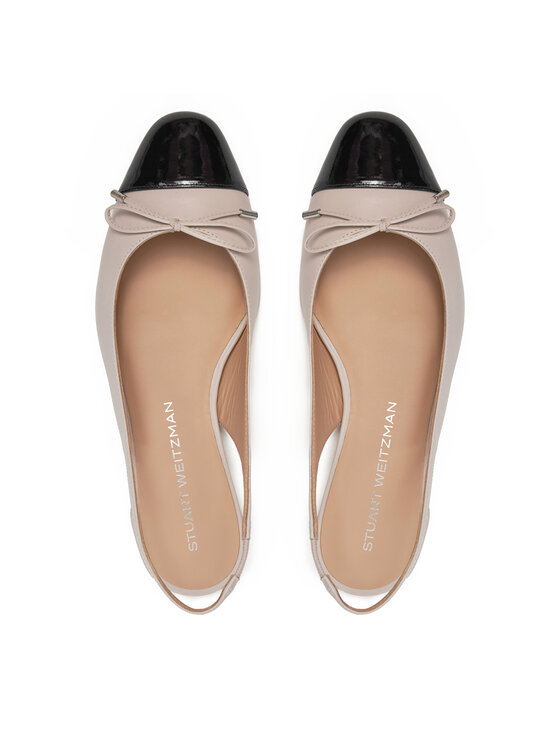 Stuart Weitzman Stuart Weitzman Lodičky Sleek Bow SJ075 Béžová