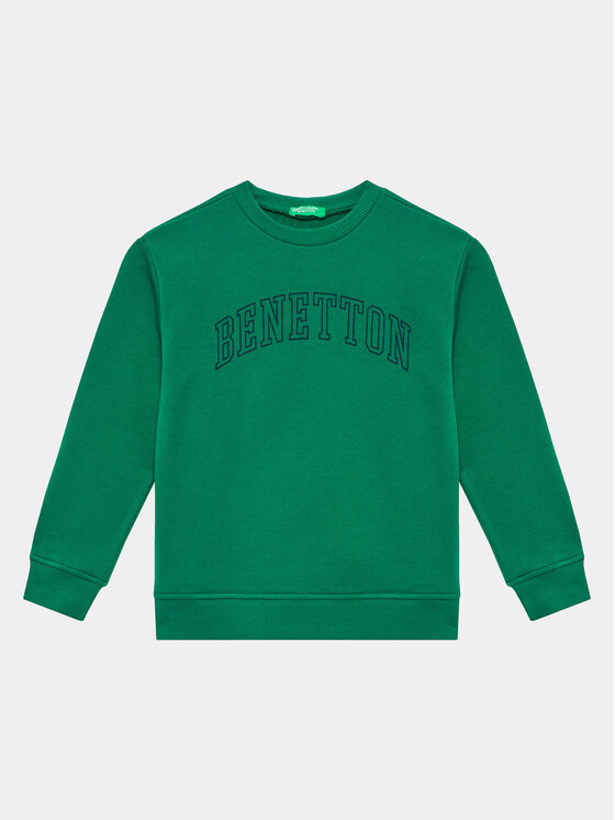 United Colors Of Benetton Bluză 3J68C10D4 Verde Regular Fit