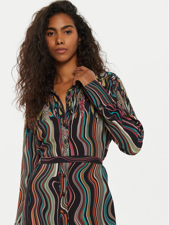 Desigual Desigual Marškinių tipo suknelė Charlotte 24WWVW65 Spalvota Regular Fit