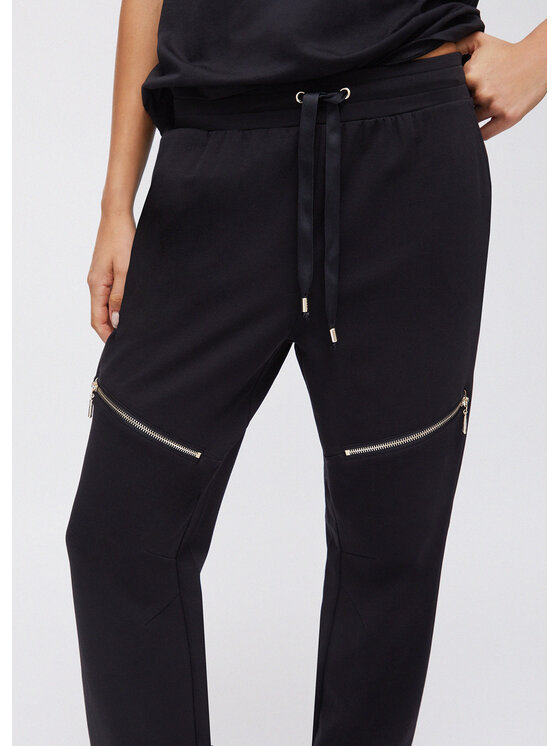 Liu Jo Liu Jo Spodnie materiałowe TA6194FS09022222 Czarny Regular Fit